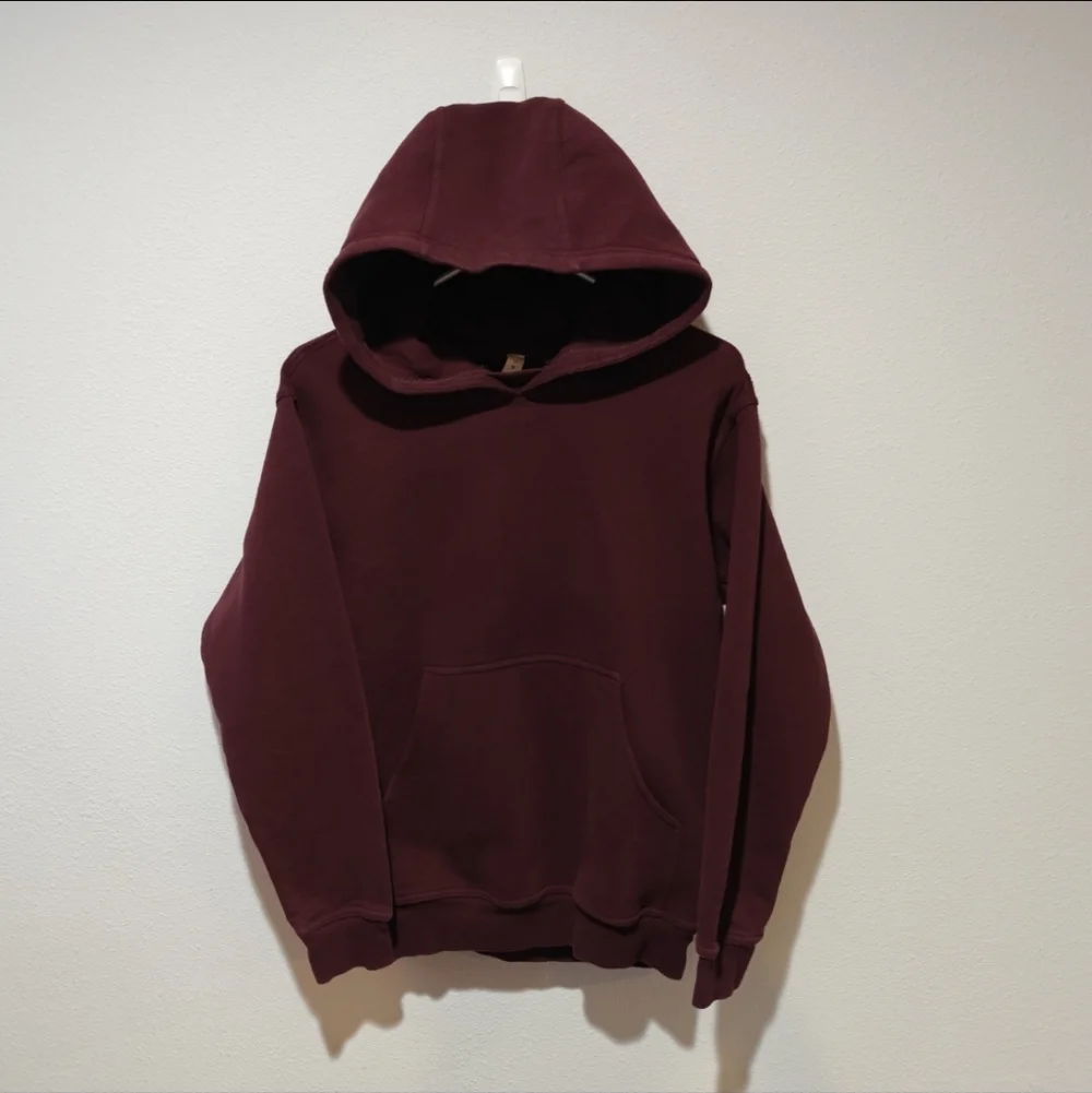Lululemon All Yours Hoodie Maroon Red Size 4 Pullover - Picture 2 of 6